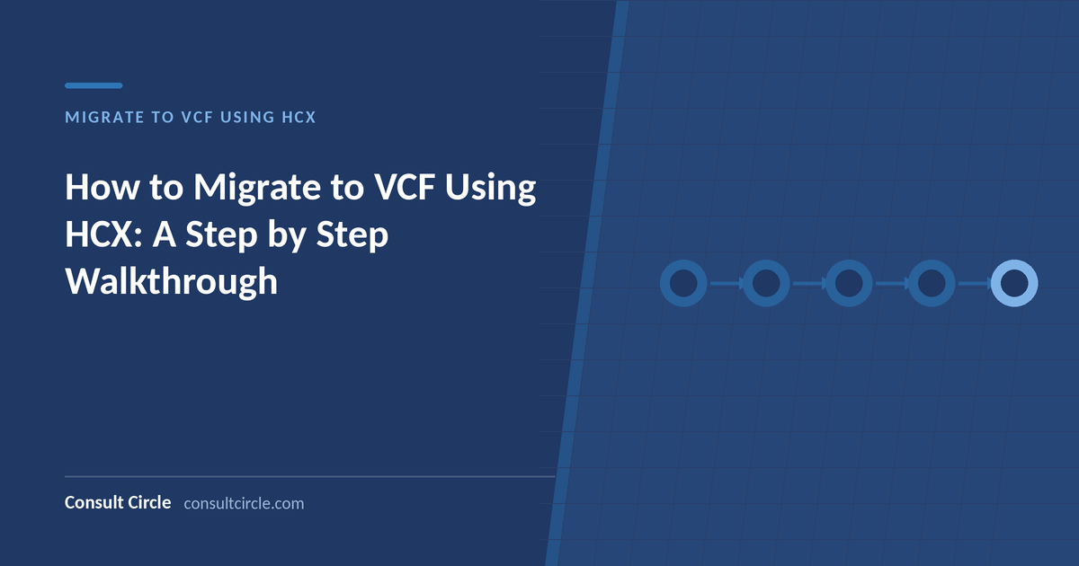 How to Migrate to VCF Using HCX: A Step by Step Walkthrough from Site Pairing to Cutover