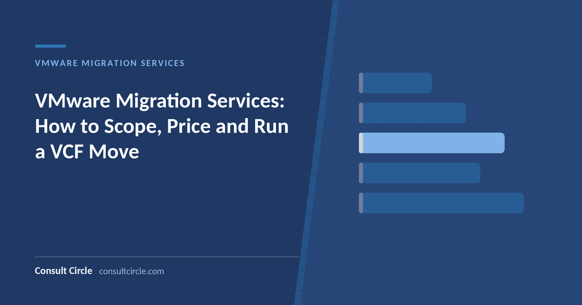 VMware Migration Services: How to Scope, Price and Run a VCF Move