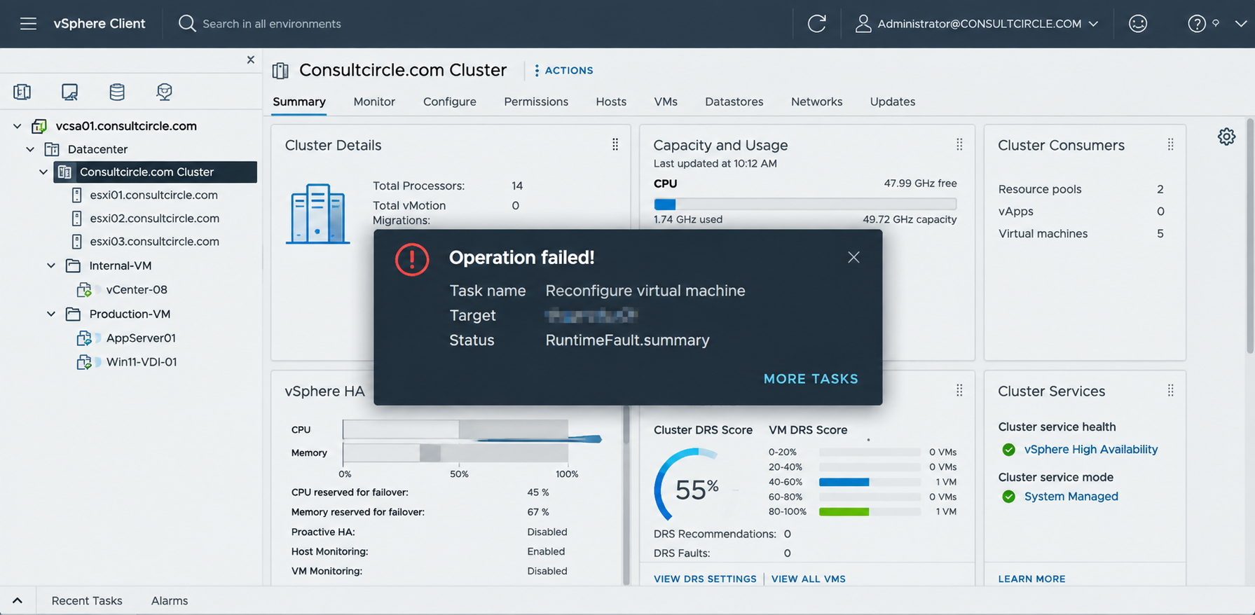 VMware vTPM Initialization Failed: Fixing "The Virtual Machine Must Be Encrypted" After Migration or Restore
